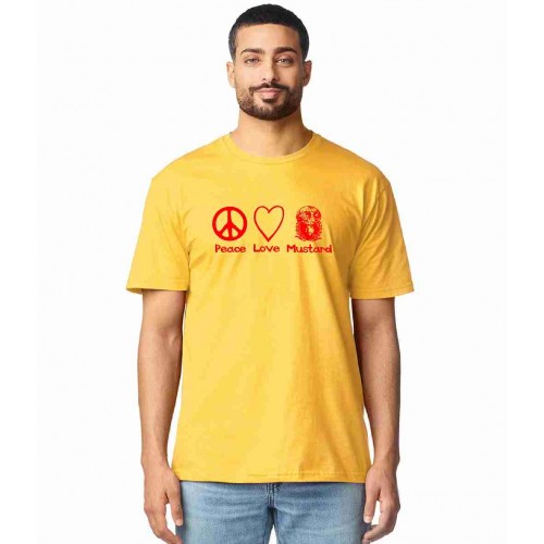  Peace Love Mustard T-shirt